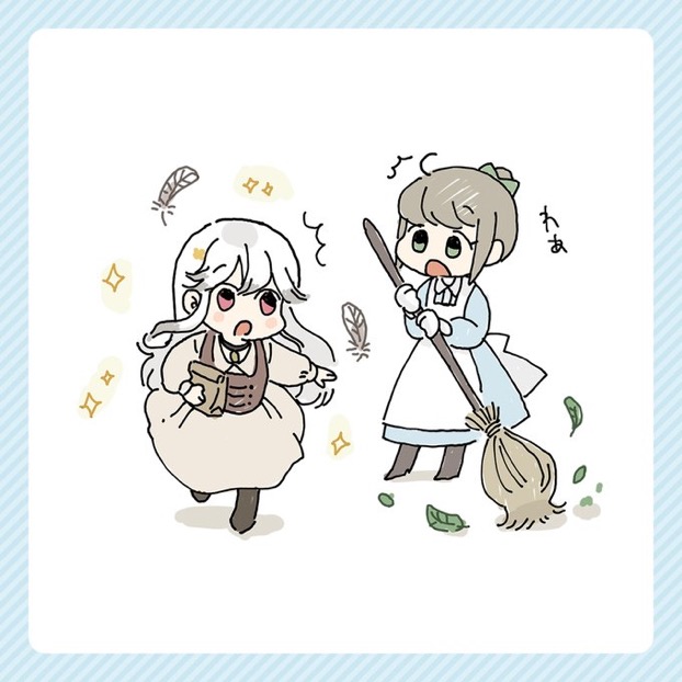 【頂き物】マリーとヒトハちゃん